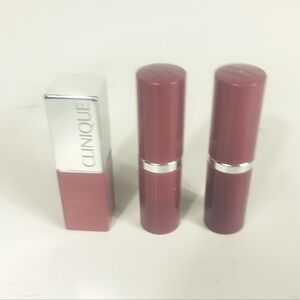 Clinique Pop Lipstick Bundle Plum Pop Love Pop Full Size + Minis NEW
